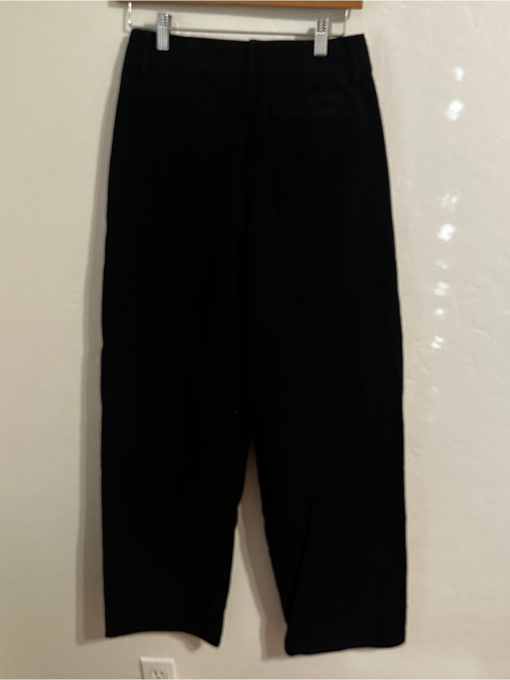 Wilfred Free Black High-Rise Straight Leg Trousers Minimalist Pants Size 2 - Picture 3 of 5